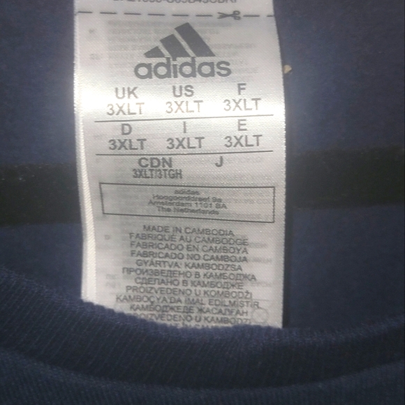 Addias Men's Crewneck (Navy) - Picture 4 of 5